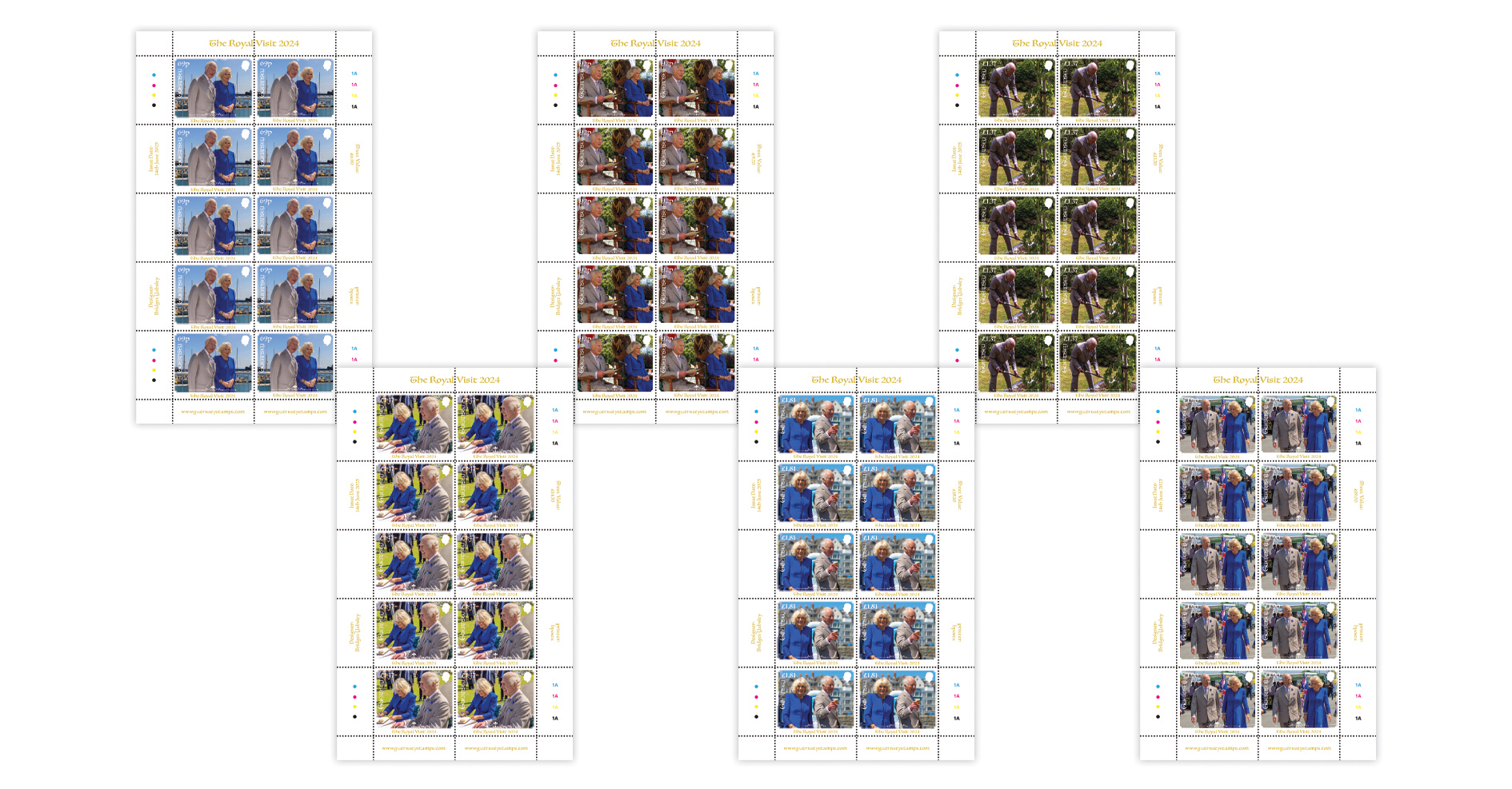 Sheets of 10
